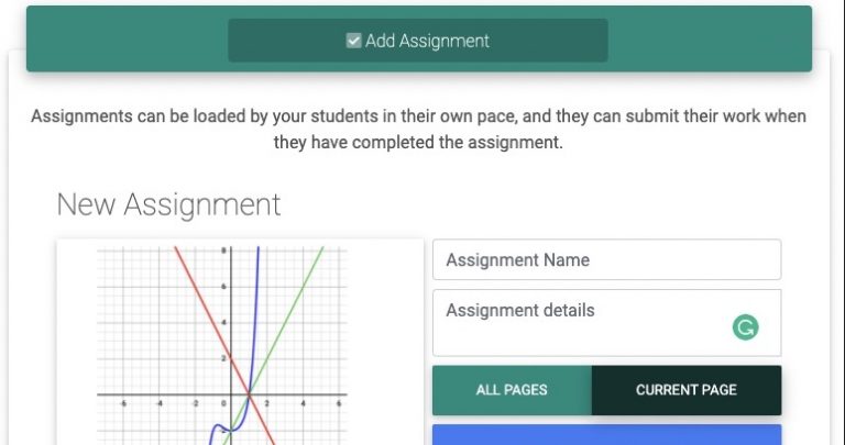 New feature: Assignments