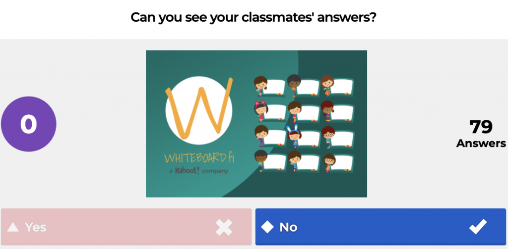 Using the New Kahoot Single Player Mode – The Whiteboard